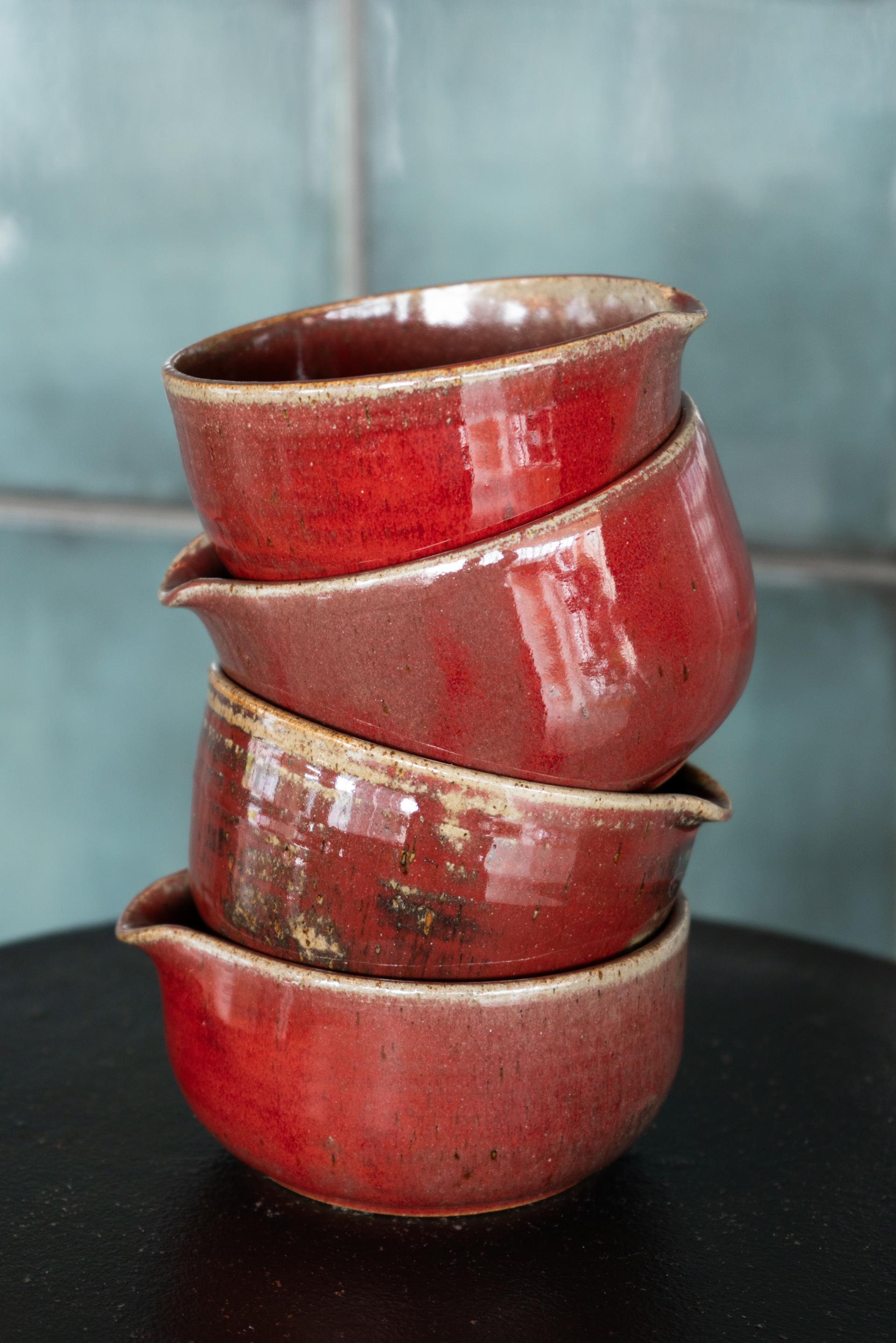 Ceramic pottery pieces made by Sophia.