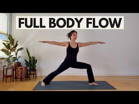 30 Min Vinyasa Yoga Flow | Full Body Strength & Stretch YouTube video thumbnail.