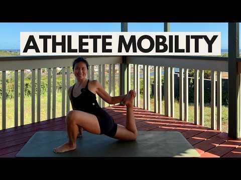 Footballer's Quick Morning Stretch and Yoga Routine | 15 Minute Yoga for Soccer Players YouTube video thumbnail.