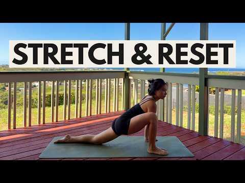 10 Min Yoga Stretch For People With Physical Jobs And Soreness YouTube video thumbnail.