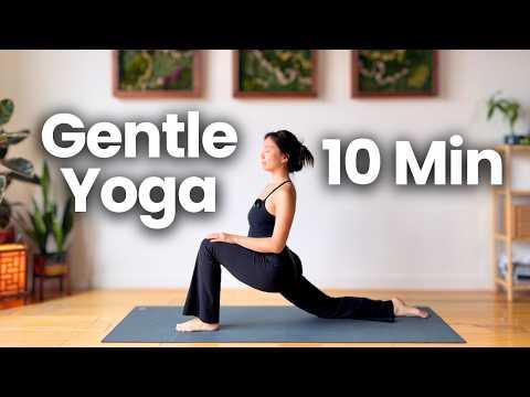 10 Min Gentle Yoga | Full Body Practice for All Levels YouTube video thumbnail.